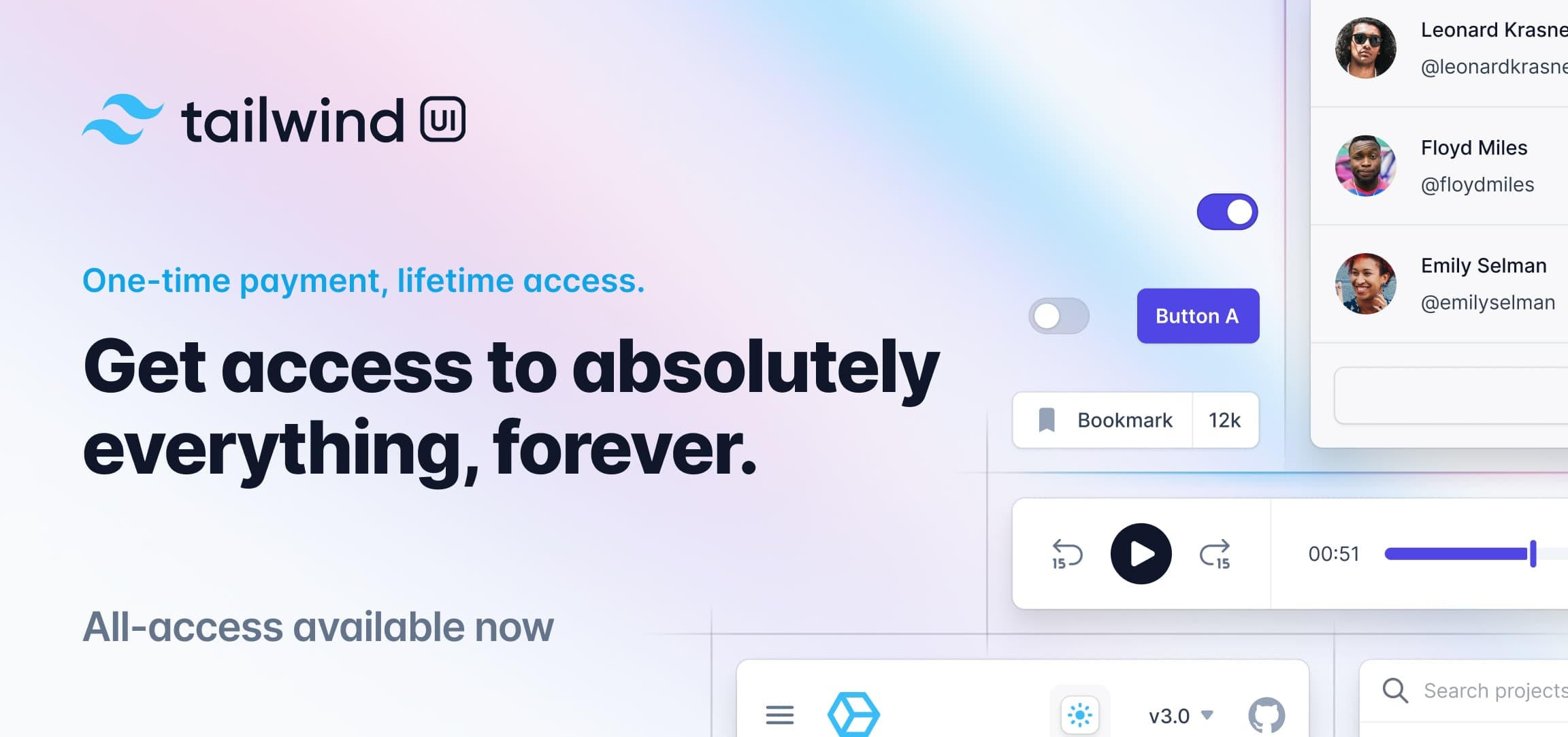 获取 Tailwind UI 全访问