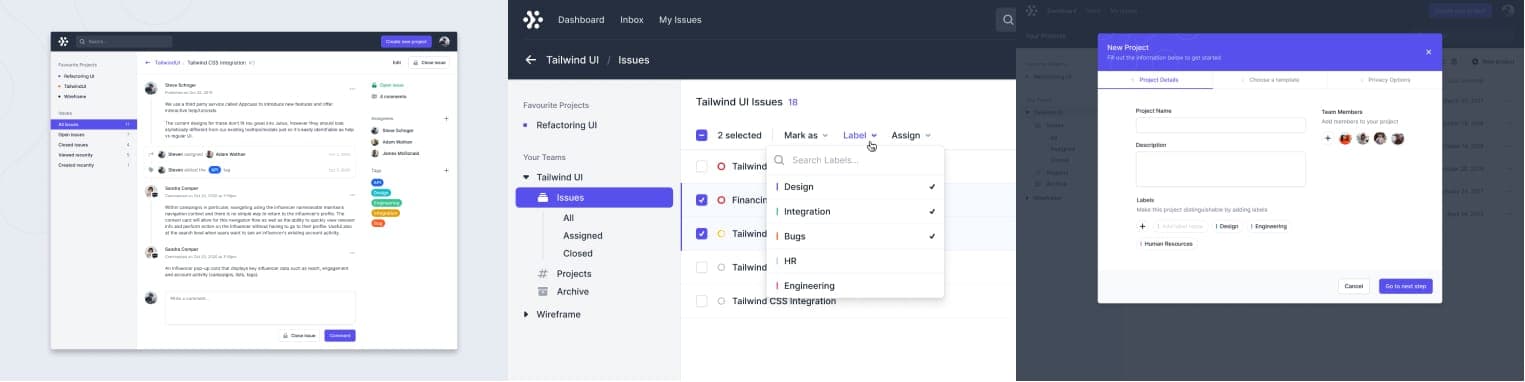 James 为 Tailwind UI 创建的设计