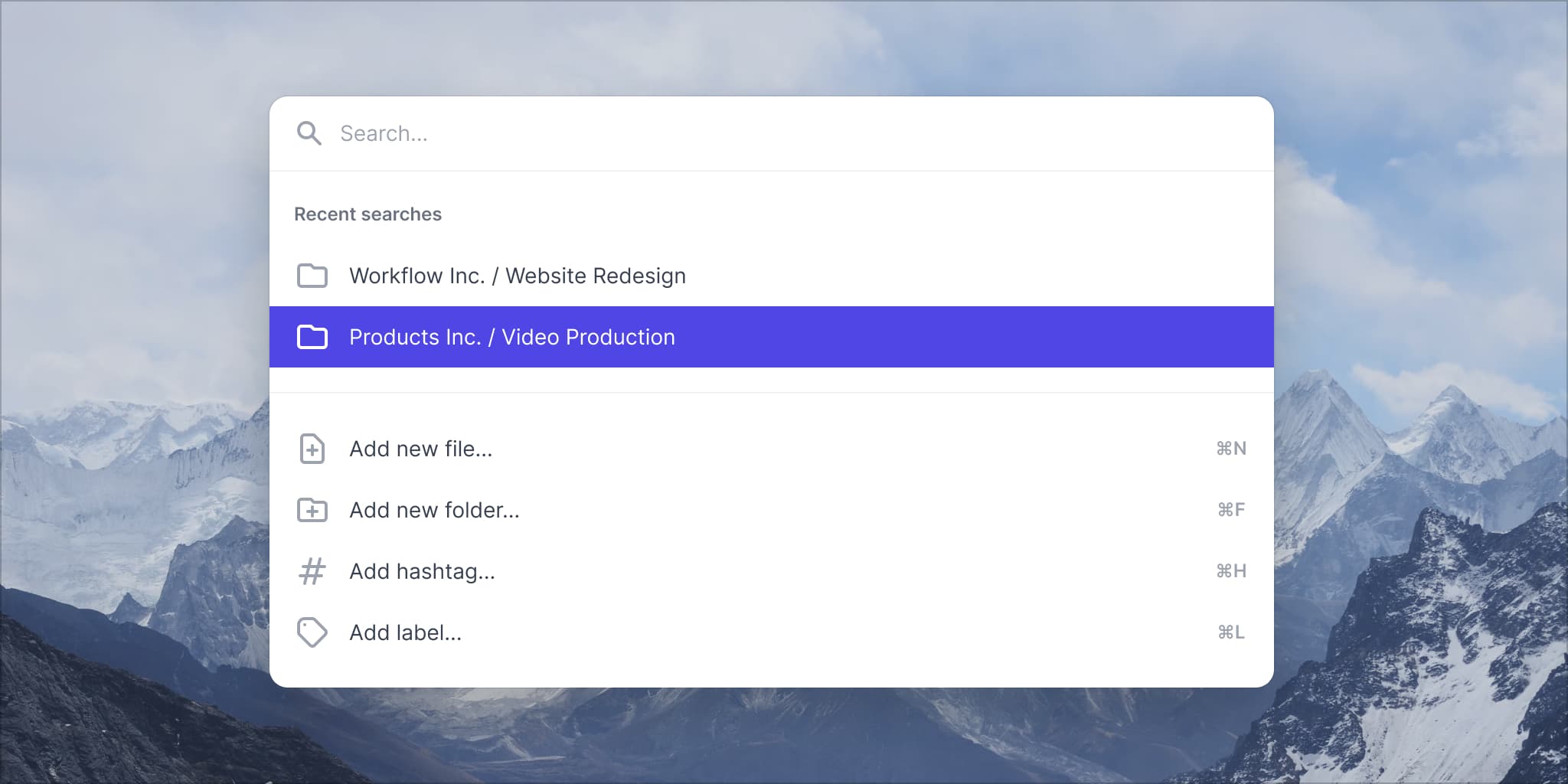 来自 Tailwind UI 的命令面板