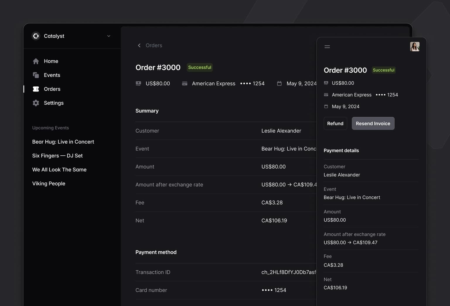 深色模式下的侧边栏布局